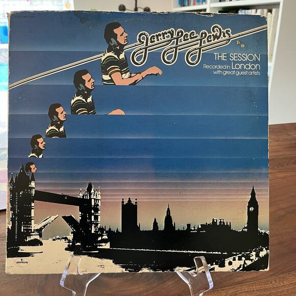 Jerry Lee Lewis The Session 2x Vinyl LP 1973 Die Cut Gatefold Mercury SRM-2-803 - Picture 1 of 16